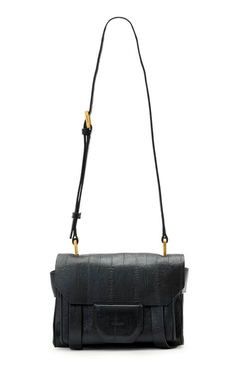 Mini Ursa Eel Embossed Crossbody Bag