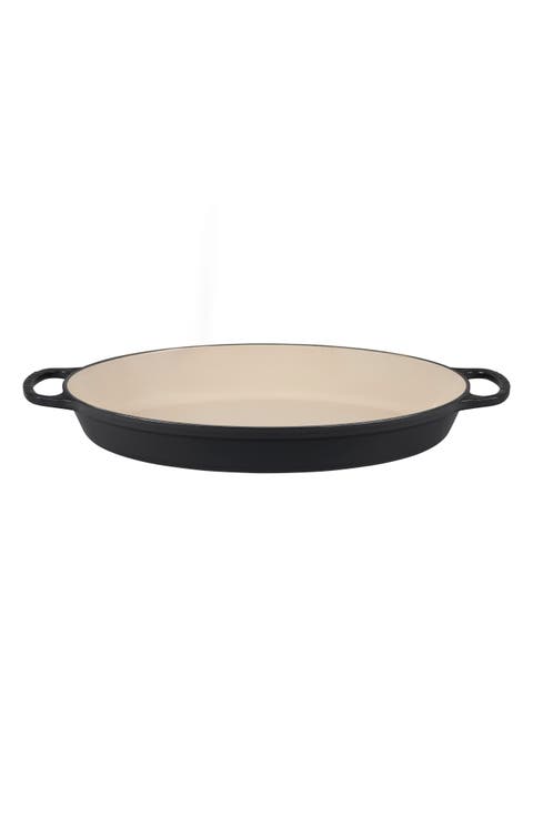 Signature 3 Quart Enameled Cast Iron Oval Baker