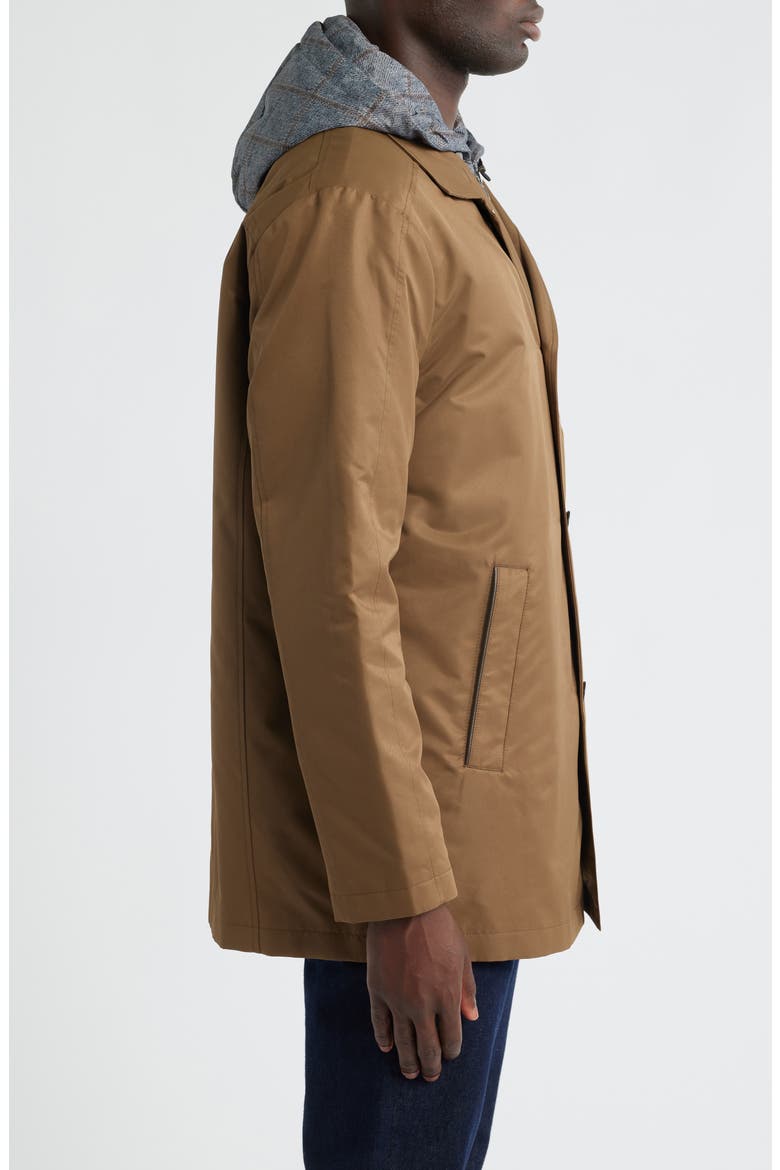 Upton Raincoat with Removable Liner, Alternate, color, WHISKEY/ GRAY PLAID