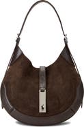 Polo Ralph Lauren P ID Suede Hobo Bag