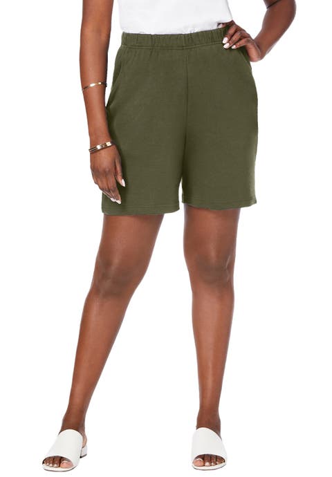 Soft Ease Knit Shorts (Plus)