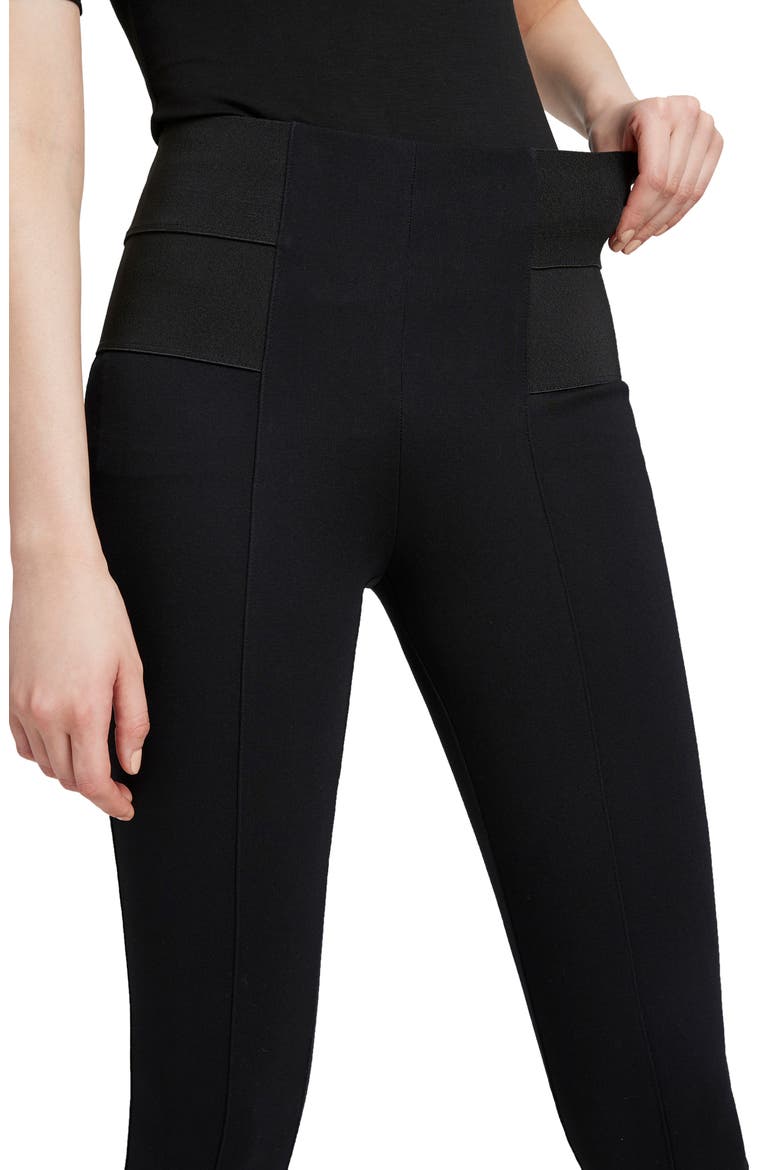 Gywn High Waist Ponte Knit Leggings, Alternate, color, BLACK
