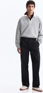 H&M Relaxed Fit Cotton And Lyocell Tailored Trousers