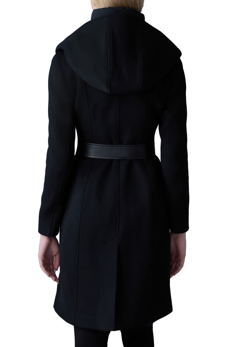 Mackage Shia-SLB 2-in-1 Double Face Wool Coat with Removable Bib