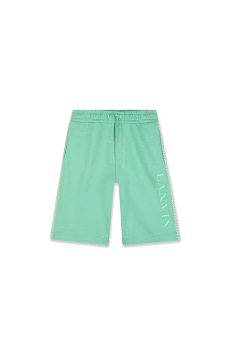 Kids Curb Cotton Bermuda Shorts
