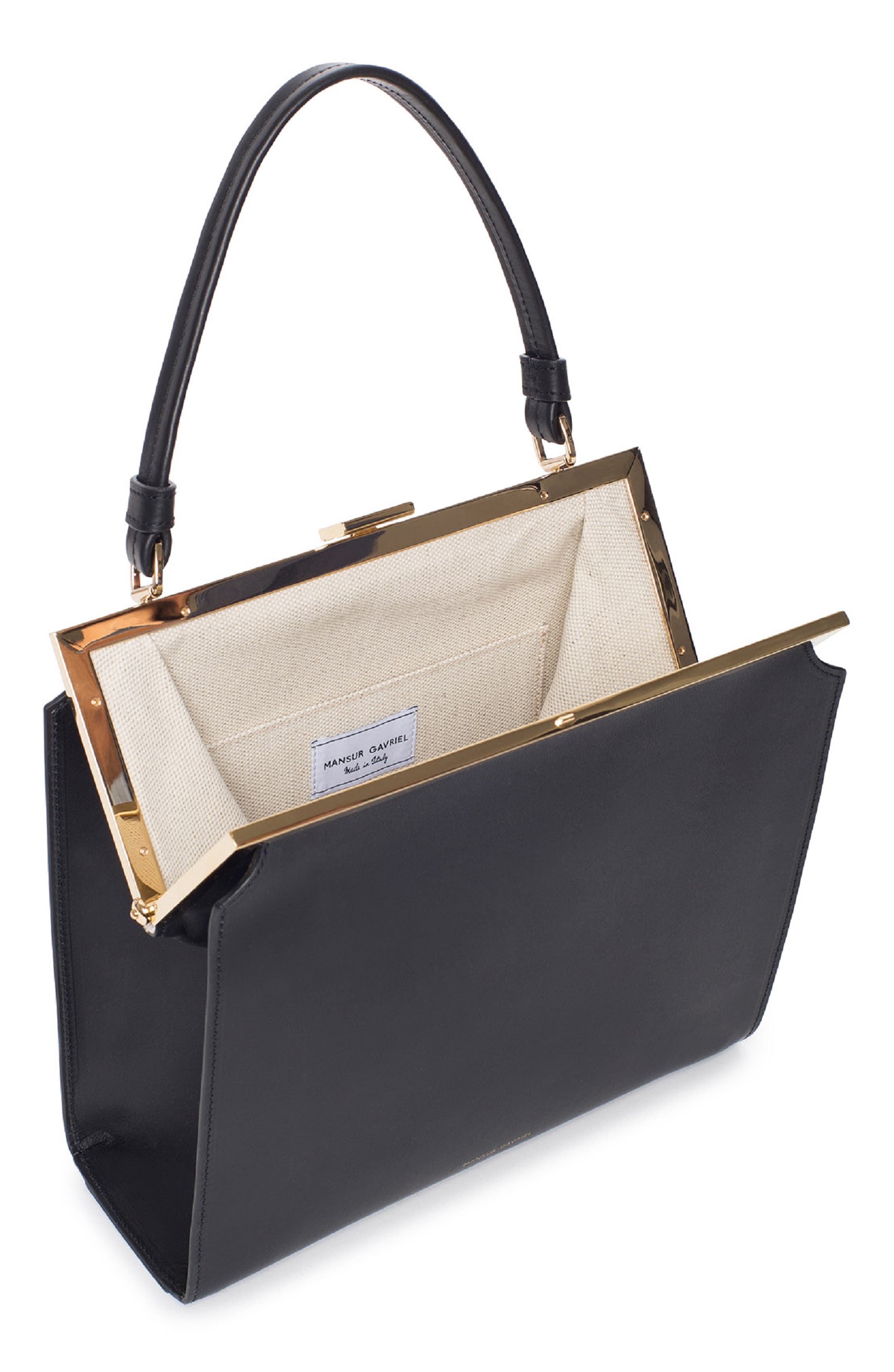 Mansur Gavriel Elegant Leather Bag, Alternate, color, 