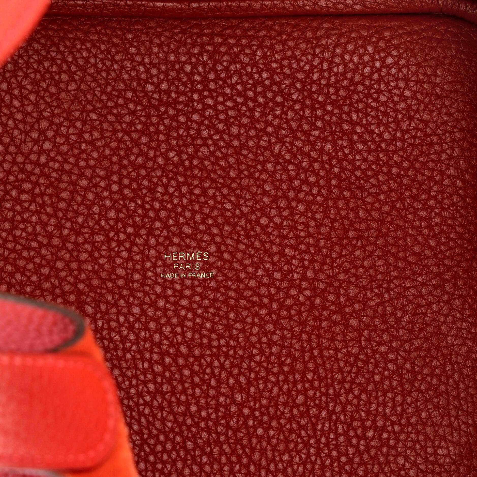 Pre-Owned Hermes Picotin Lock Bag Clemence MM, Alternate, color, Rouge Casaque