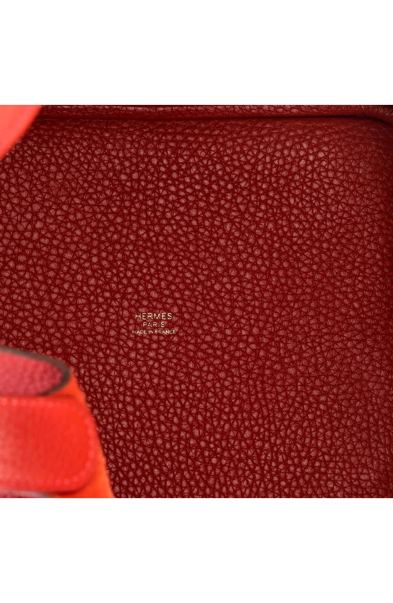 Pre-Owned Hermes Picotin Lock Bag Clemence MM, Alternate, color, Rouge Casaque