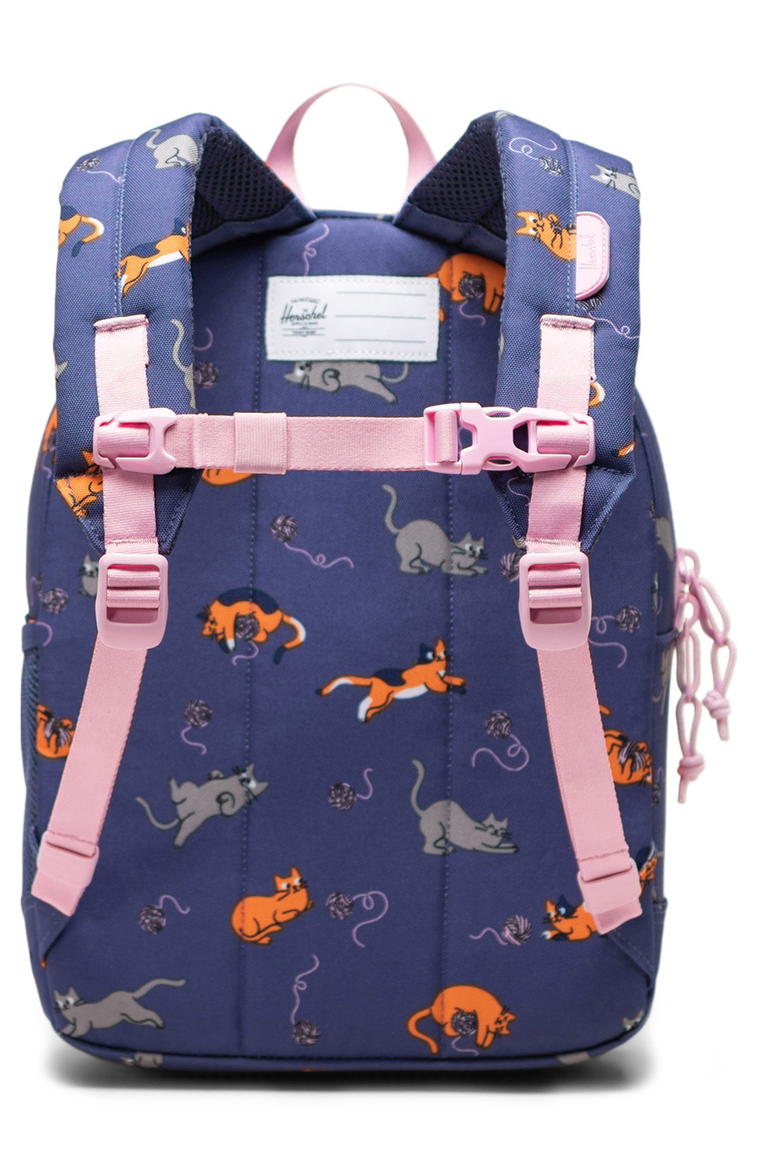 Herschel Supply Co. Kids' Heritage Backpack, Alternate, color, Playing Cats