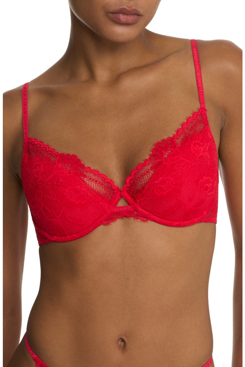 Fleur Lightly Lined Underwire Bra, Main, color, BONFIRE