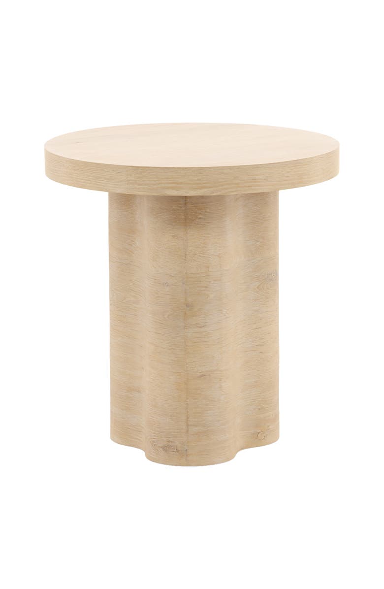 Dovetail Furniture Stellan Oak Side Table, Main, color, Natural