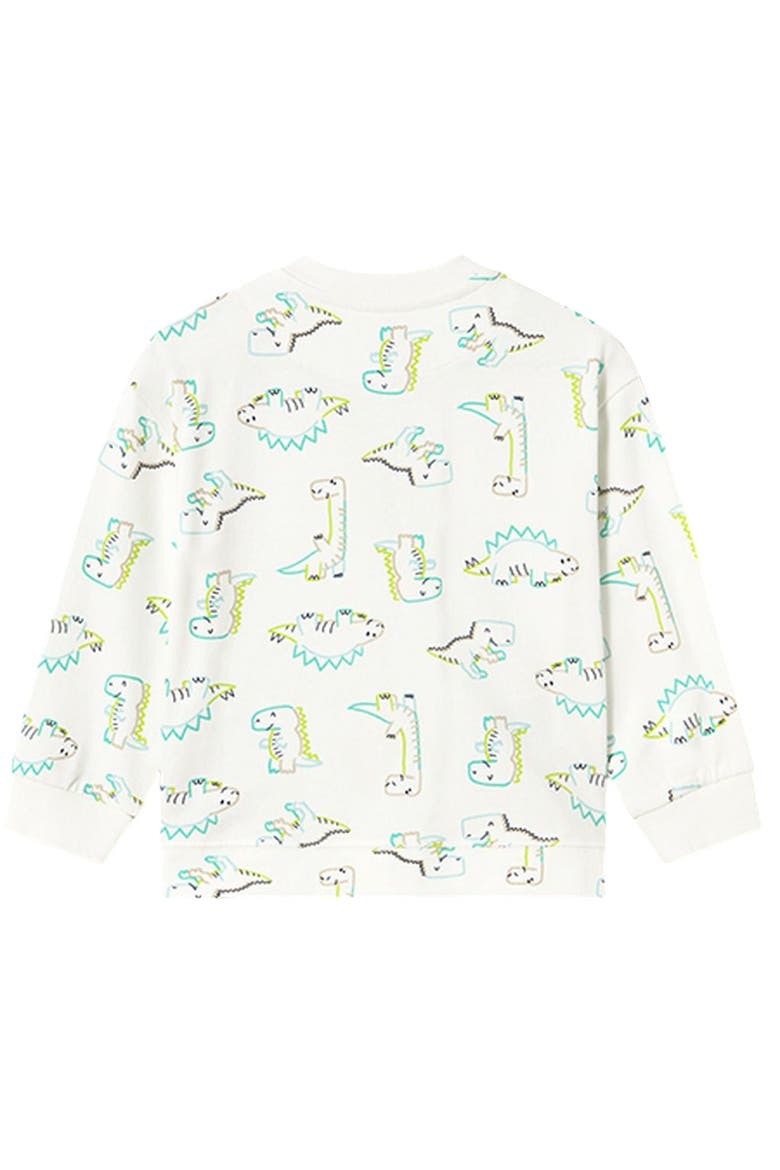 Dinosaur Sweatshirt, Alternate, color, Cream