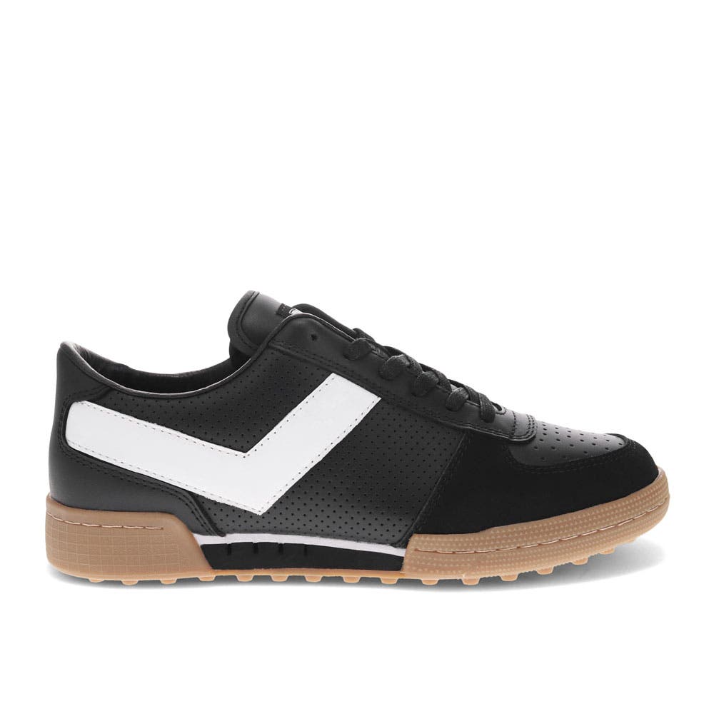 Linebacker Lux Sneakers, Alternate, color, Black/White/Gum