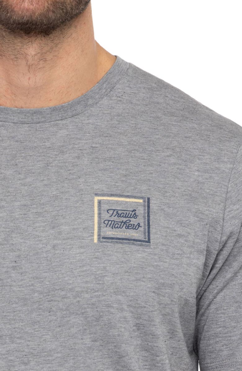 TravisMathew Riviera Maya Logo Graphic Tee, Alternate, color, Heather Grey