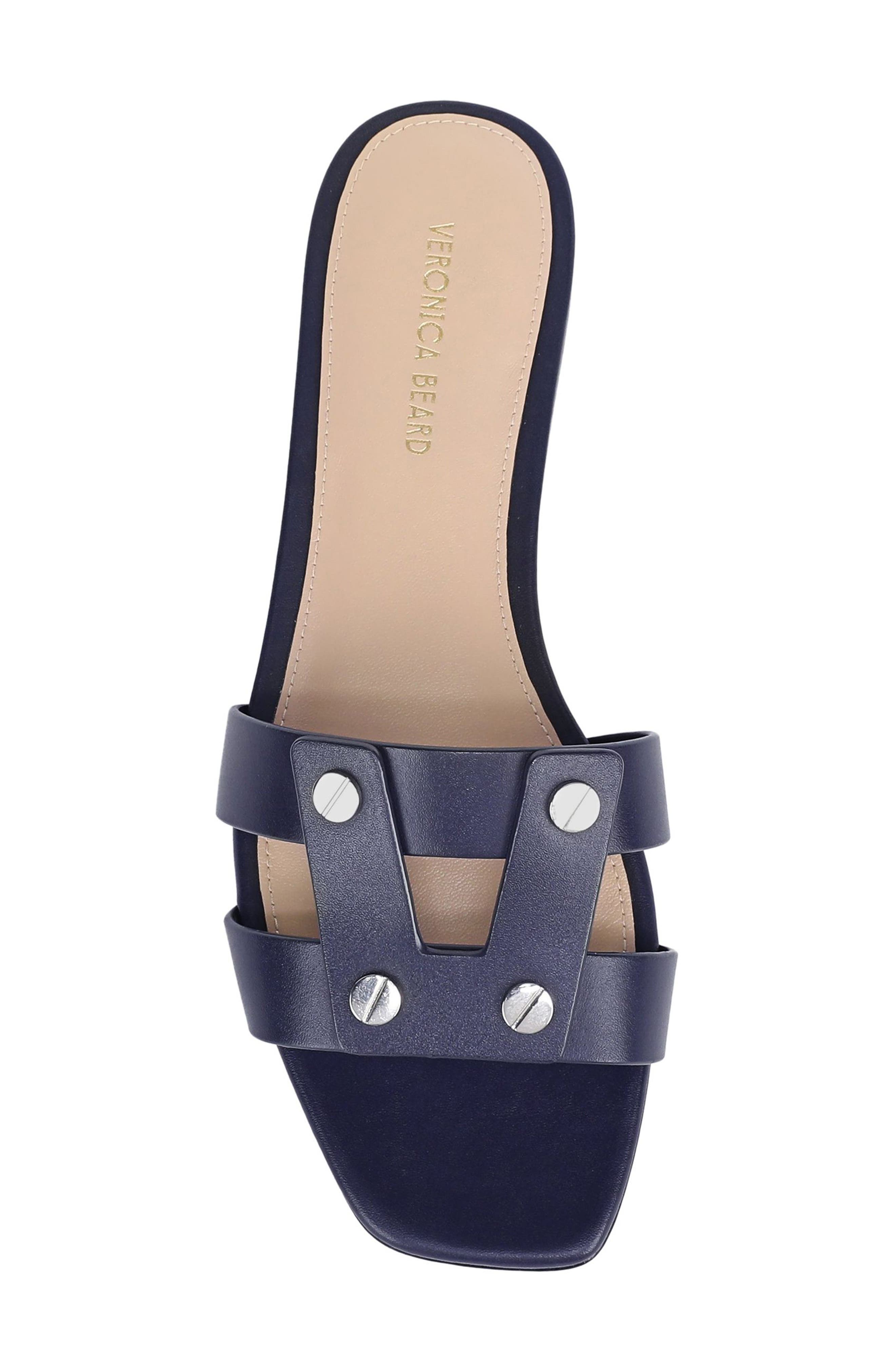 Via Slide Sandal, Alternate, color, NAVY