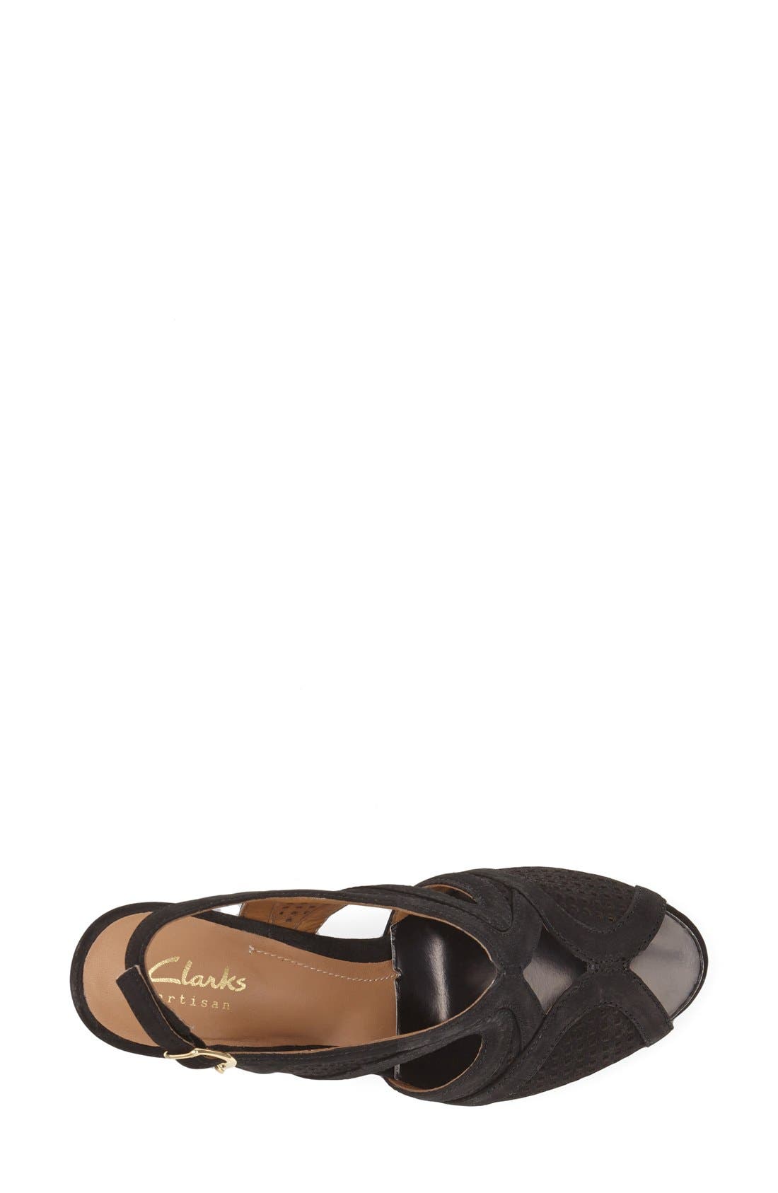 'Delsie Grace' Slingback Sandal, Alternate, color, BLACK NUBUCK