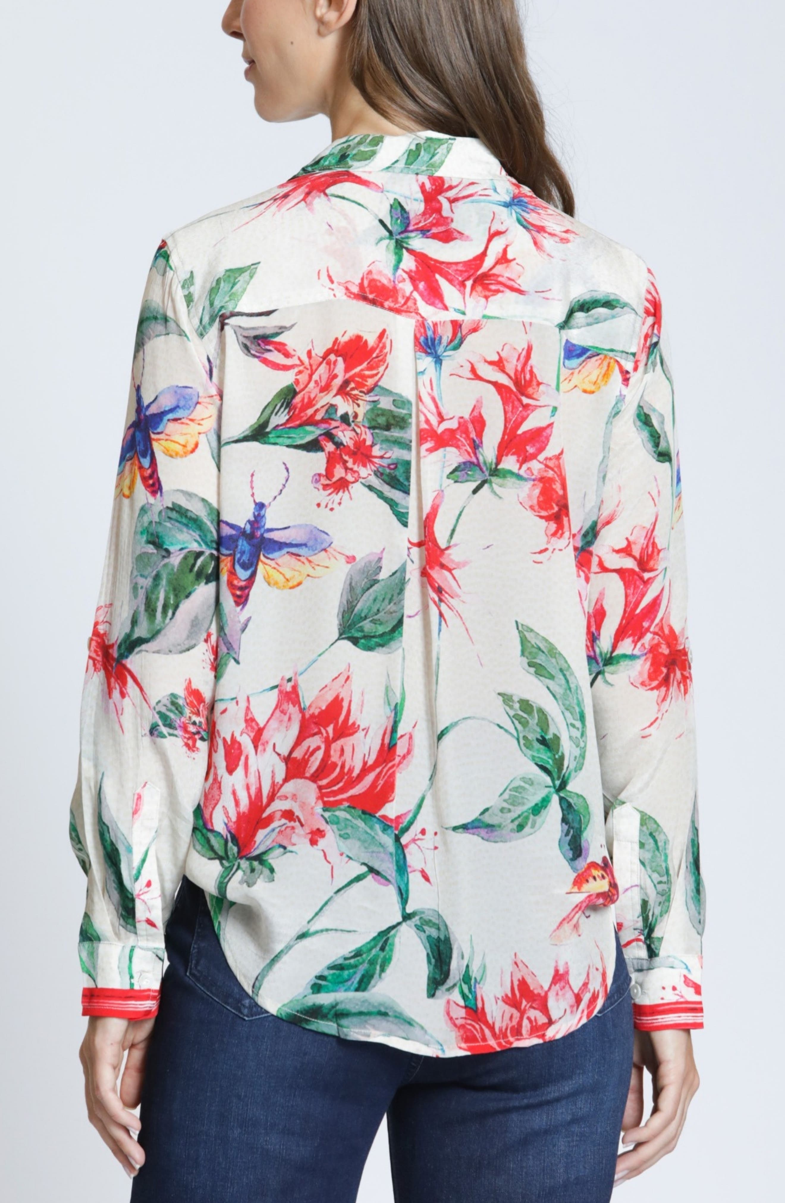Print Button-Up Shirt - image 4