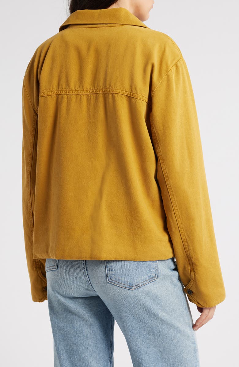 Treasure & Bond Transitional Twill Jacket, Alternate, color, Brown Gold