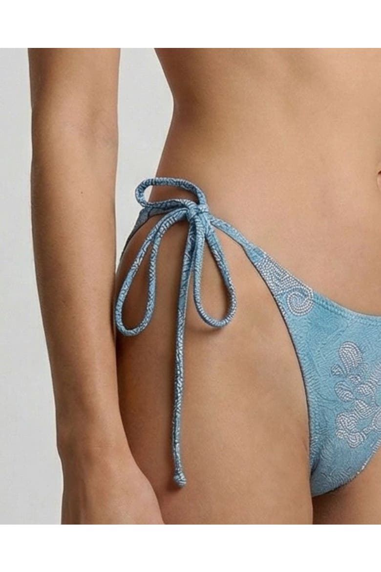 Paisley Explosion Womens Bikini Bottom, Alternate, color, Paisley Explosion Teal