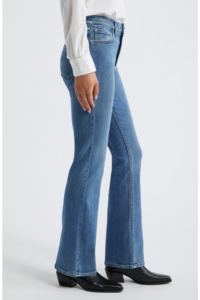 Flexi Peyton Mid Rise Full Length Bootcut Jeans, Alternate, color, ACCORD