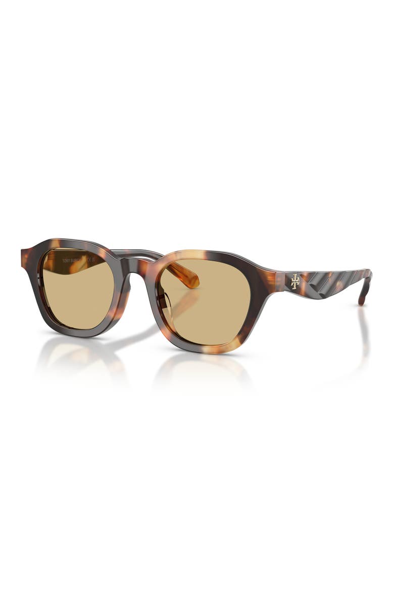 48mm Phantos Sunglasses, Alternate, color, CONTRAST TORTOISE / YELLOW