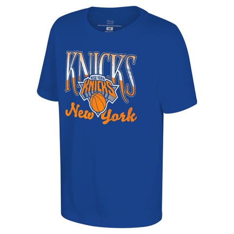 Youth Stadium Essentials Royal New York Knicks Sky High T-Shirt