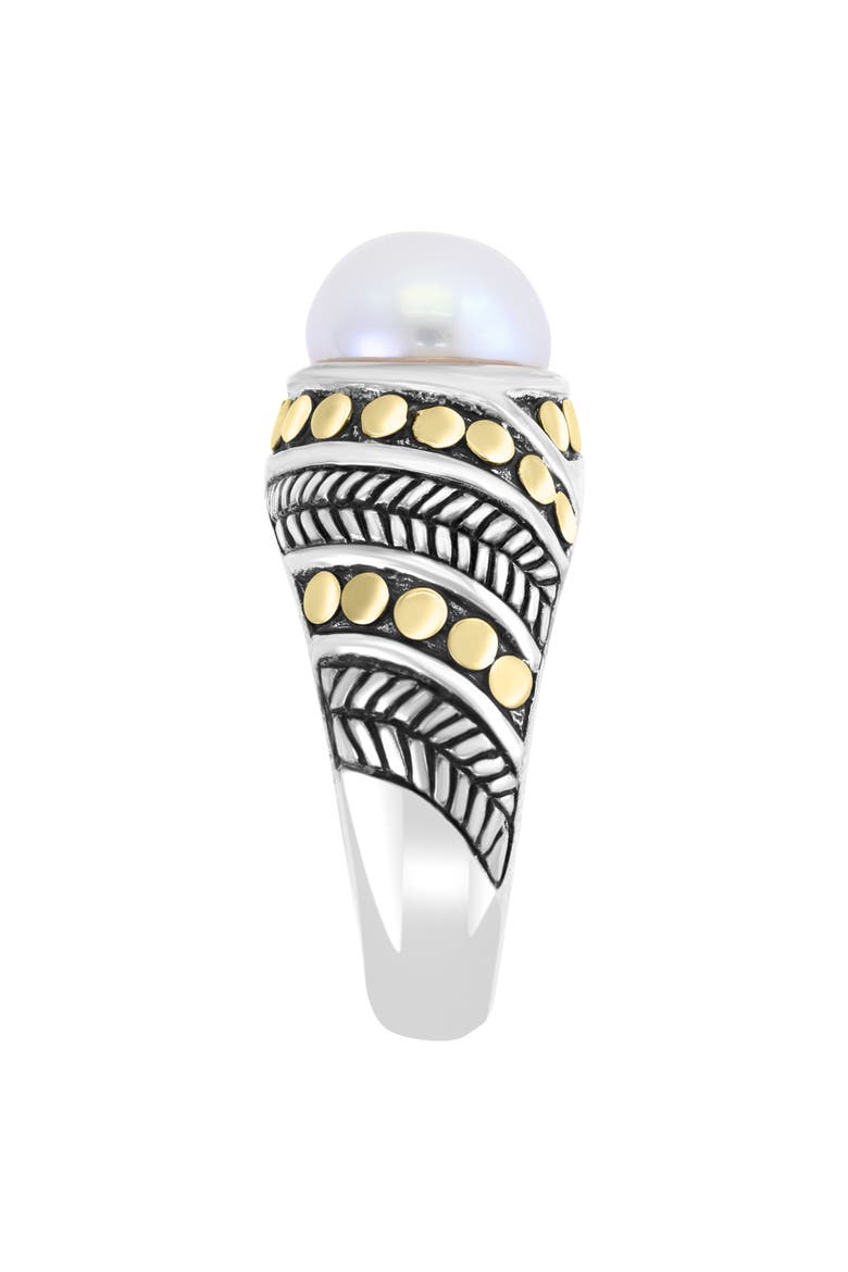 Freshwater Pearl Ring, Alternate, color, WHITE