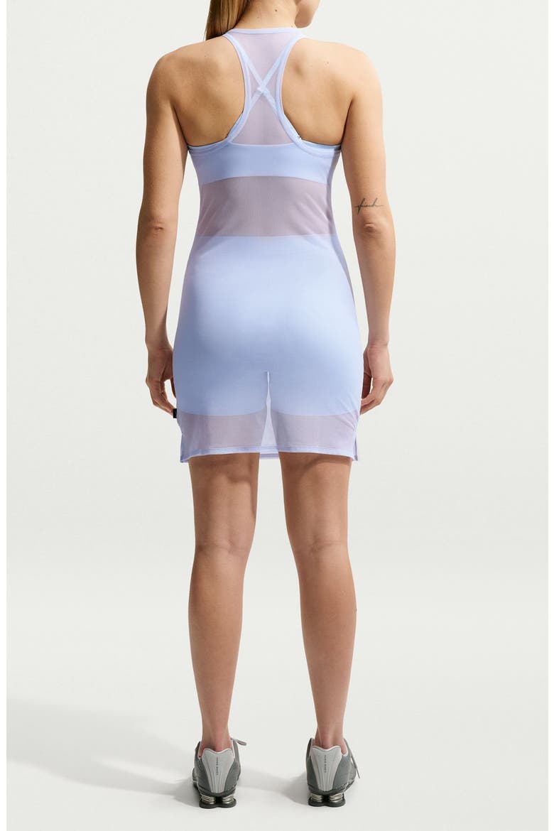 Sportswear Tight Sheer Racerback Dress, Alternate, color, HYDROGEN BLUE/ SAIL