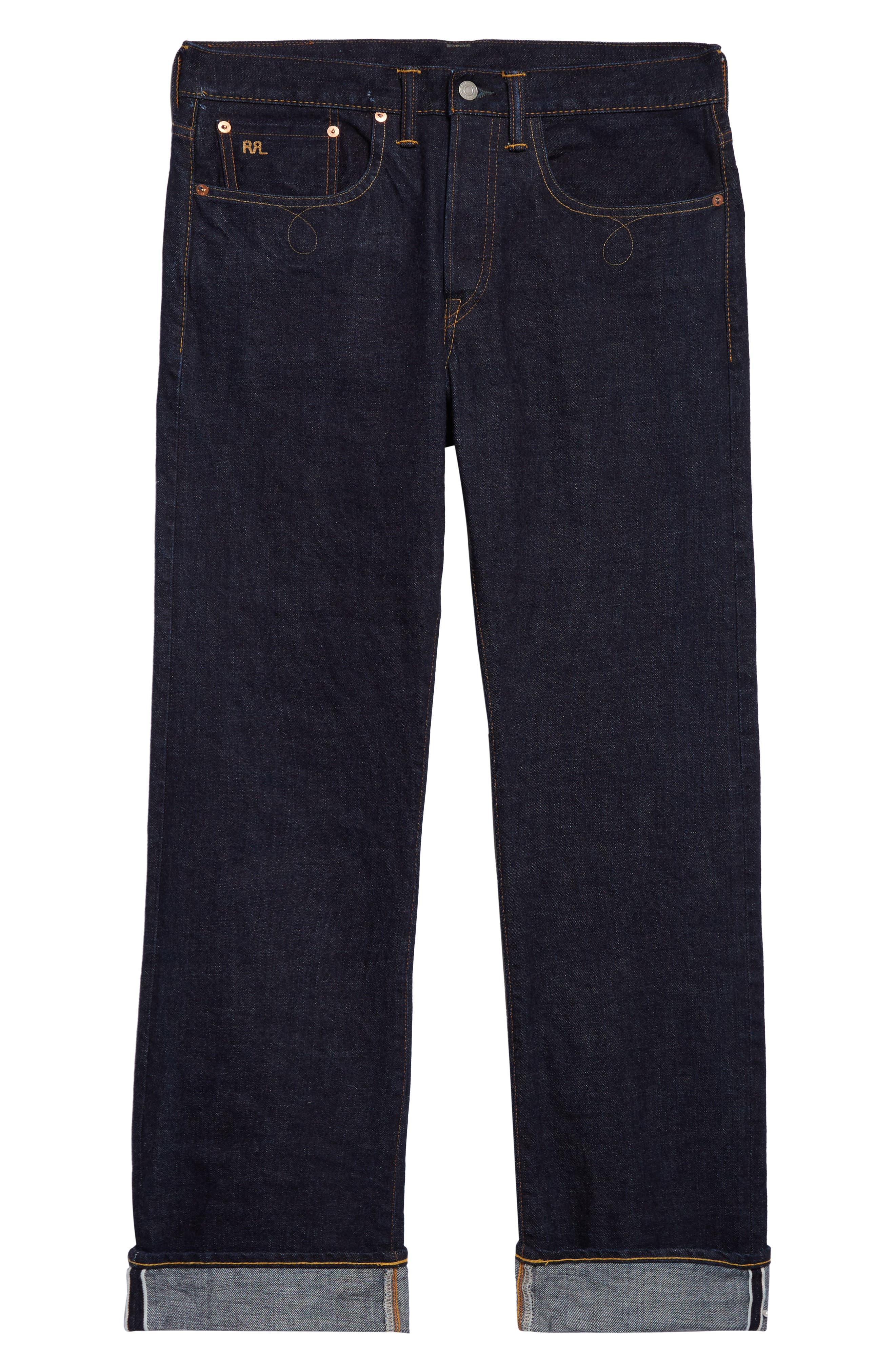 SELVEDGE DENIM SLIM LEG RUMBLE JEANS Jeans Slim Selvedge (Black