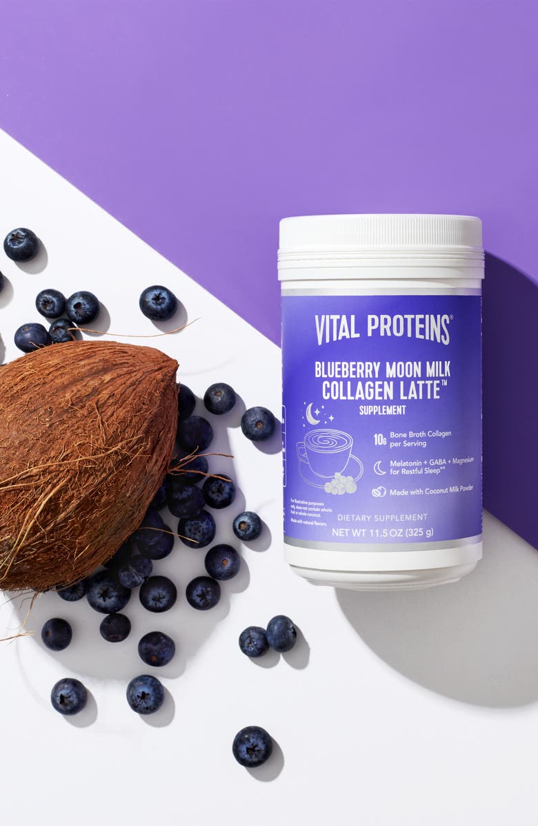 Vital Proteins Blueberry Moon Milk Collagen Latte, Alternate, color,