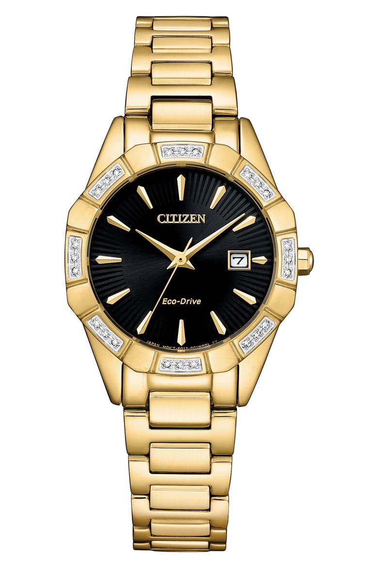 Diamond Bracelet Watch, 28mm, Main, color, GOLD