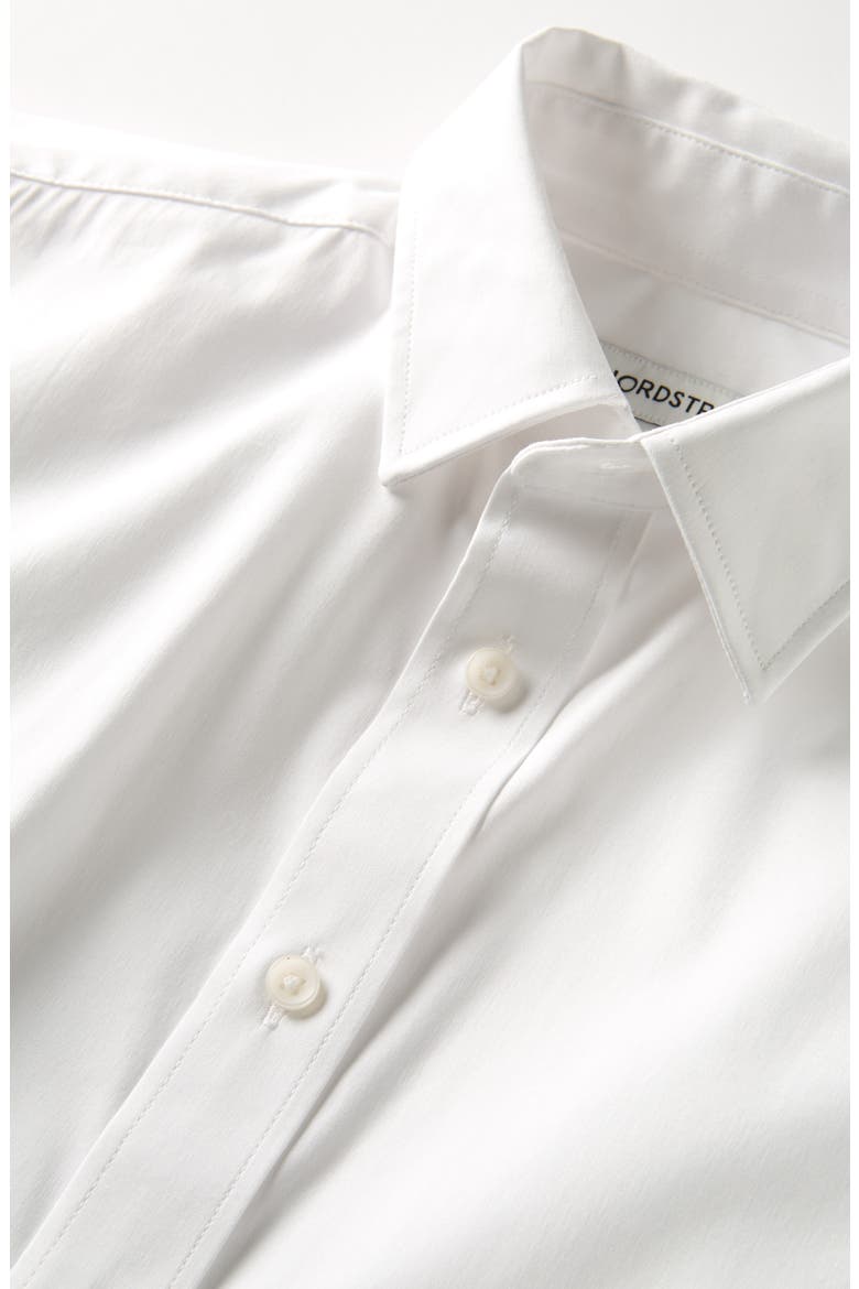 Kids' Stretch Dress Shirt, Alternate, color, WHITE