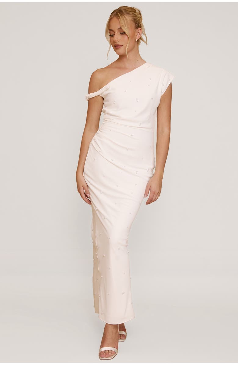 Six Stories Twist Strap Dress, Main, color, Soft White