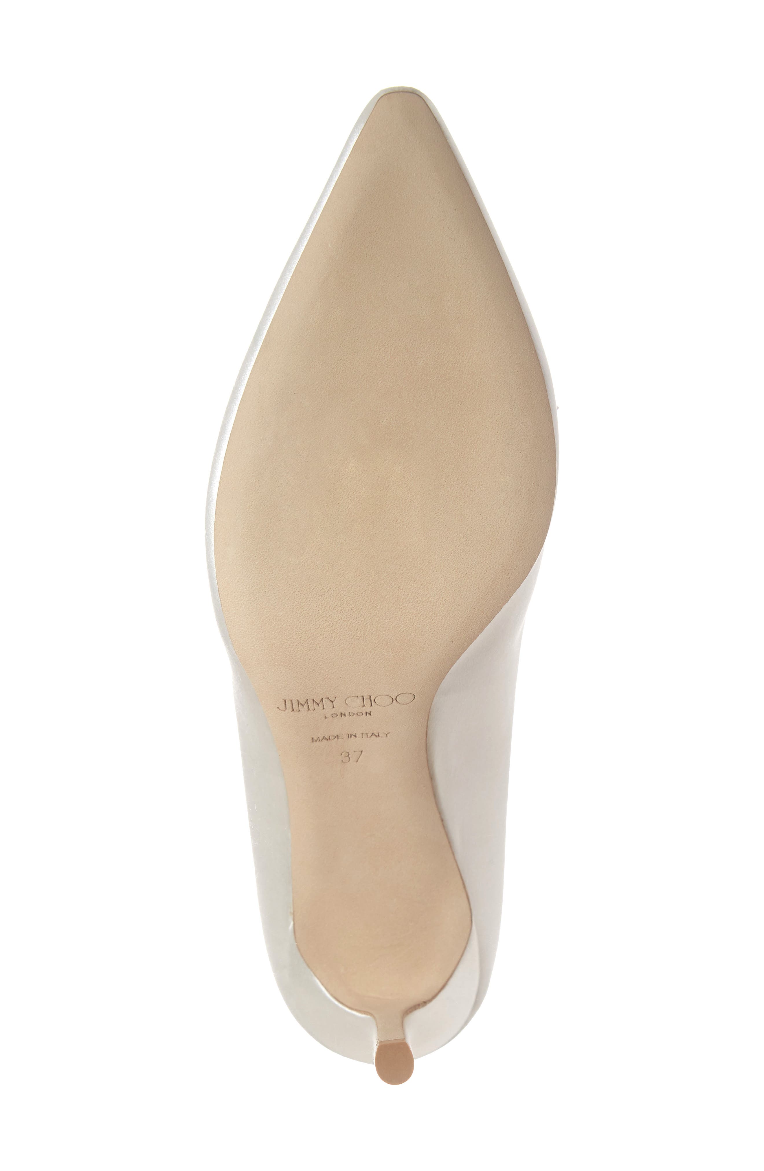 Jimmy Choo Romy Crystal Tiara Satin Pump, Alternate, color, 