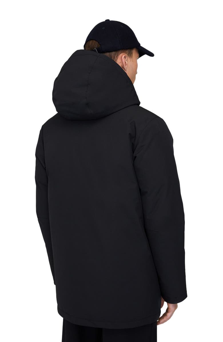 Quartz Co. JULES | Hooded Down Winter Jacket, Alternate, color, Black