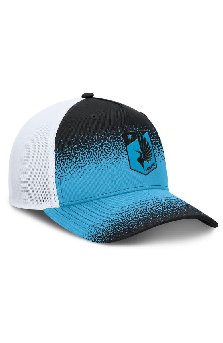 FANATICS Men's Fanatics Black Minnesota United FC Libero Trucker Adjustable Hat, Alternate, color, 