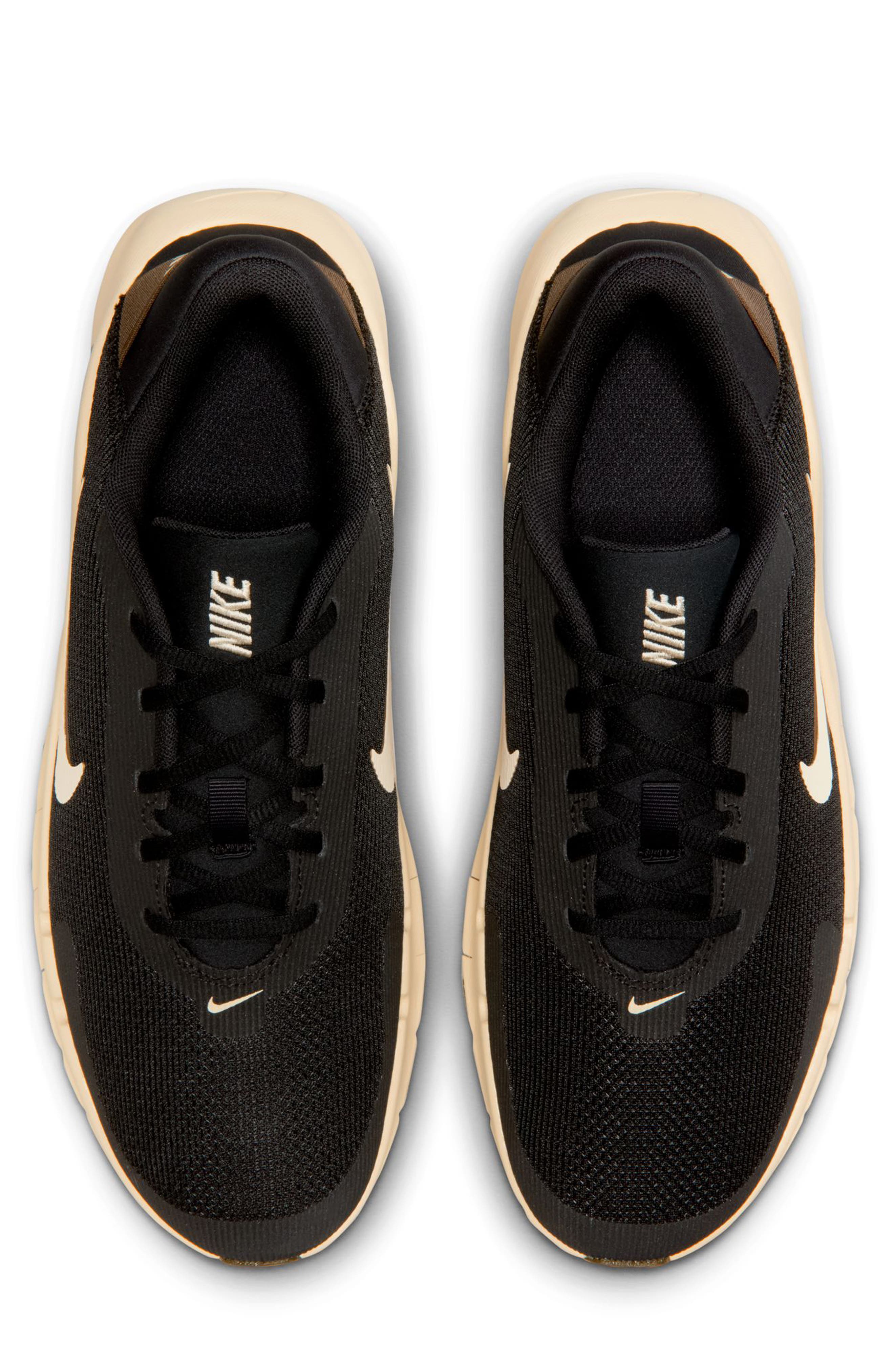 Nike Flex Train Athletic Training Shoe, Alternate, color, Black/ Light Khaki