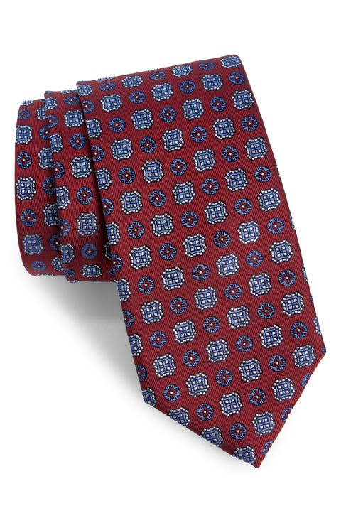 Medallion Silk Tie