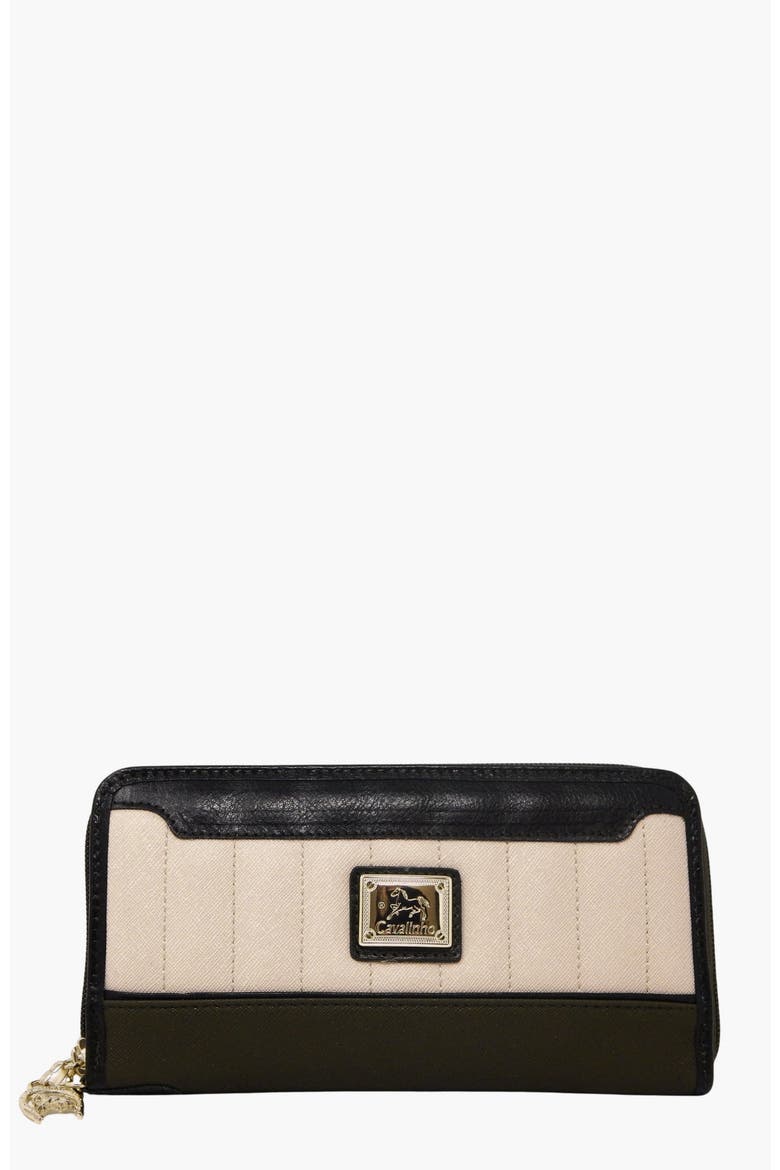 Grace Wristlet Wallet 212, Main, color, Green / Beige