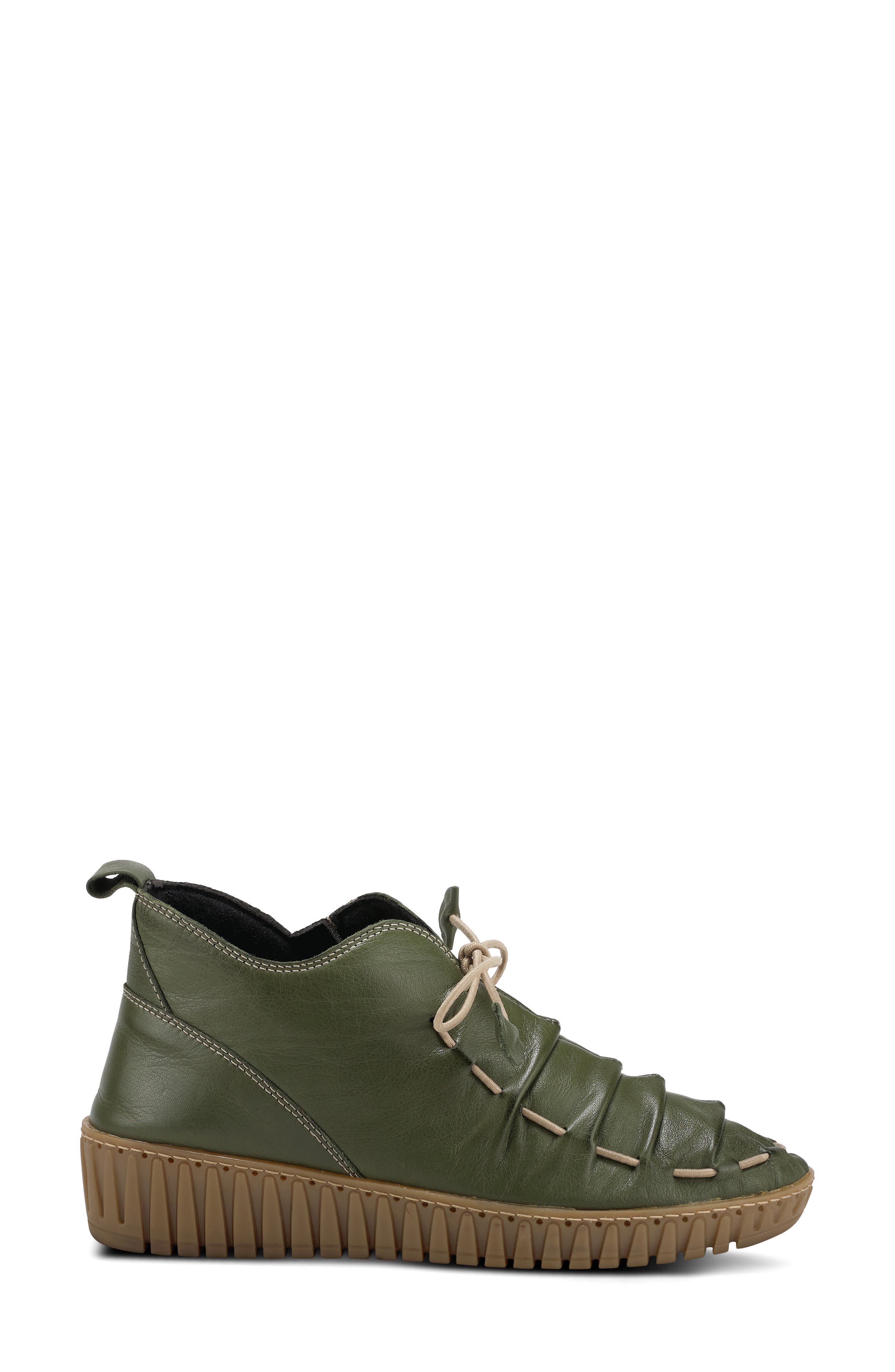 Spring Step Nespea Desert Bootie, Alternate, color, Olive Green