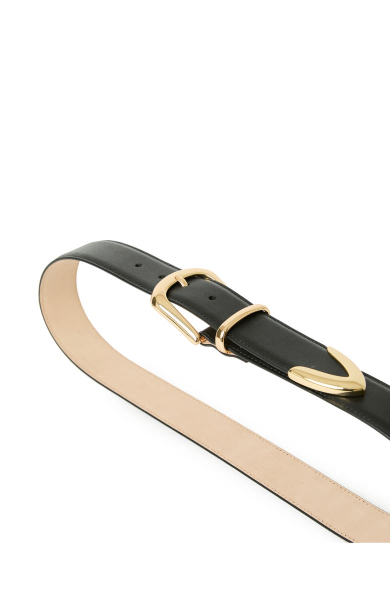 B-Low the Belt Marc Leather Belt, Alternate, color, Black Gold