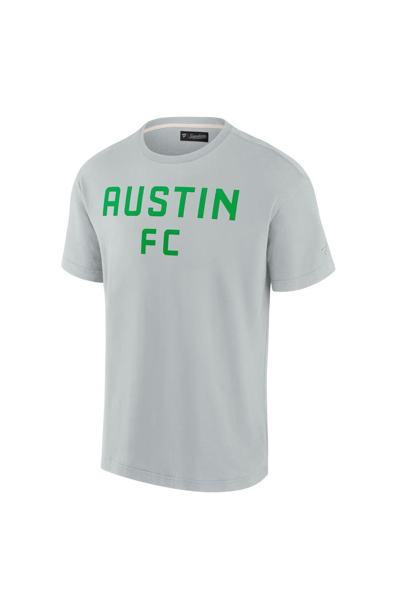 Fanatics Signature Unisex Fanatics Signature Gray Austin FC Elements Super Soft Short Sleeve T-Shirt, Alternate, color, Gray
