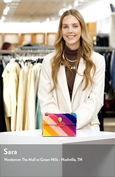 Kurt Geiger London Rainbow Shop Mini Kensington Velvet Bag Nordstrom