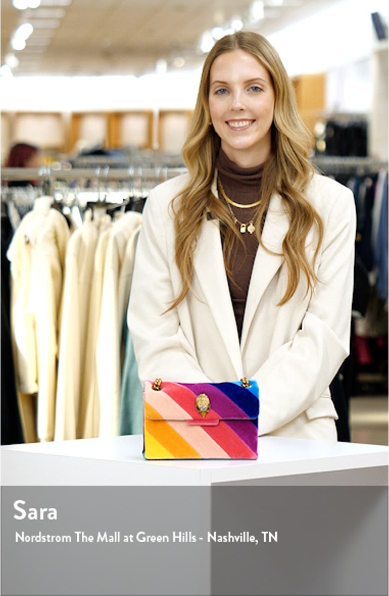 Rainbow Shop Mini Kensington Velvet Bag, sales video thumbnail