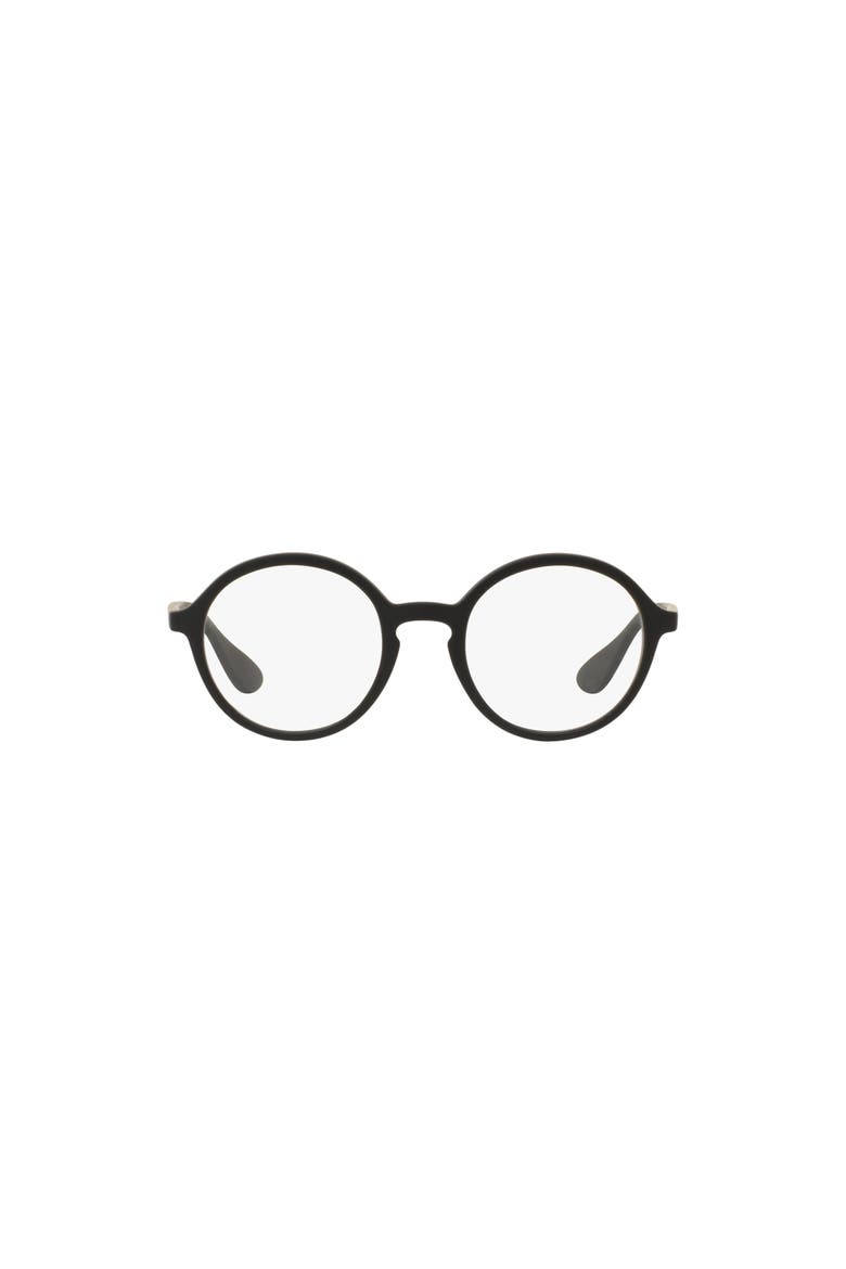 49mm Round optical glasses, Alternate, color, Black