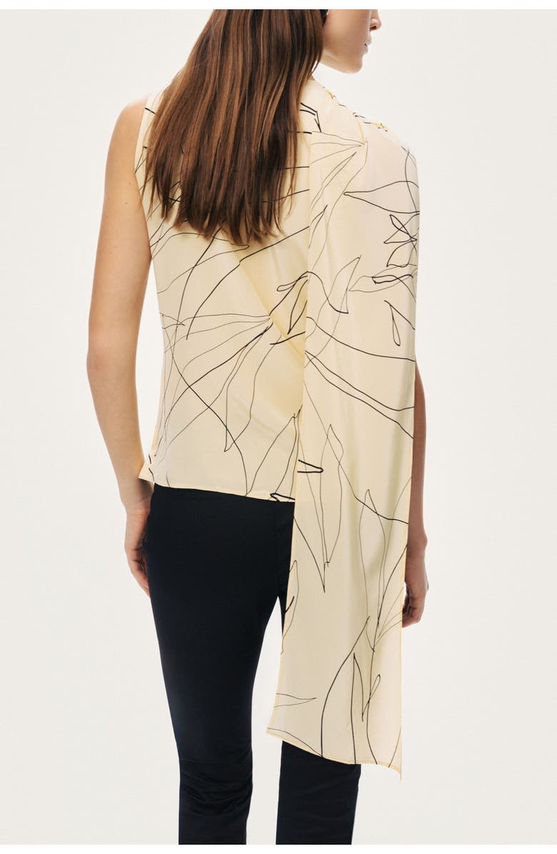 Nocturne Shawl Detail Blouse, Alternate, color, Multi-Colored