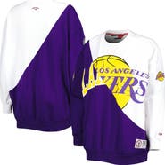TOMMY JEANS Women's Tommy Jeans Purple/White Los Angeles Lakers Ariel Pullover Sweatshirt
