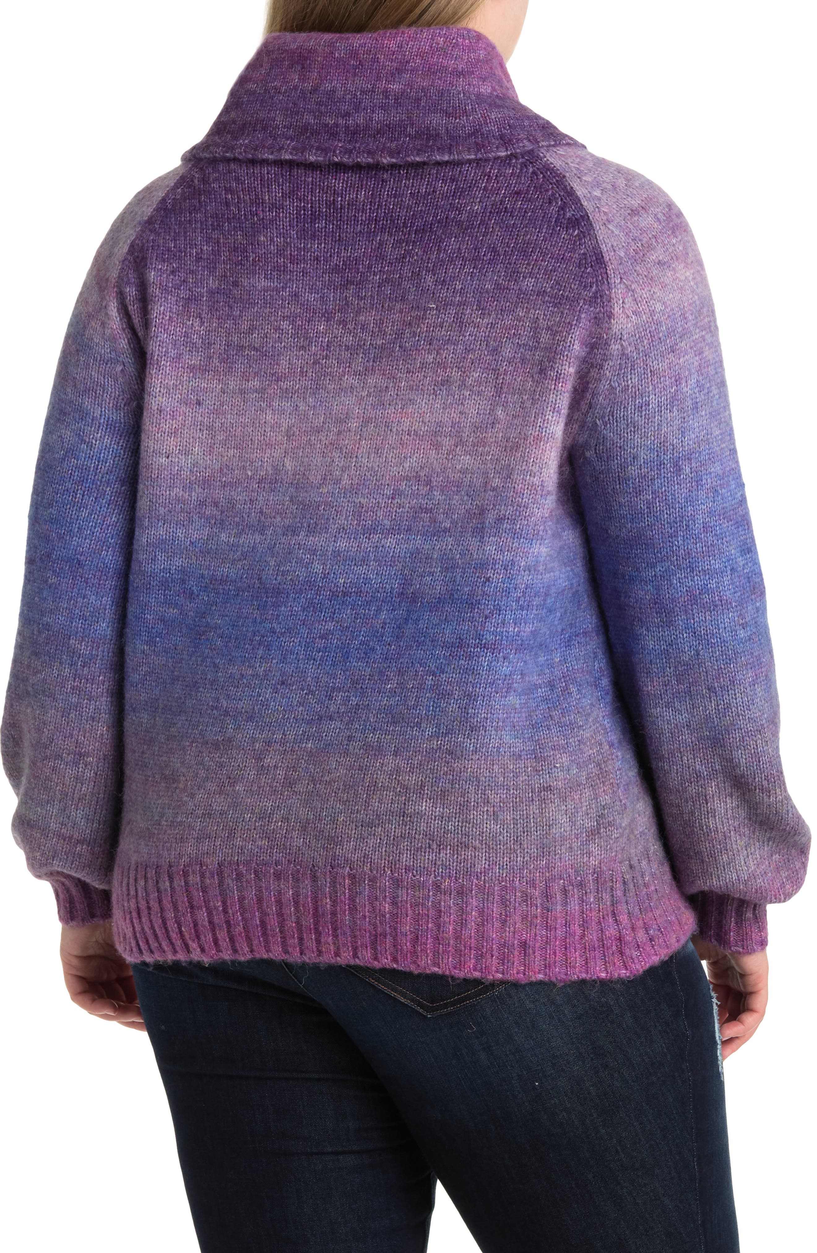 Single Thread Cowl Neck Ombré Sweater | Nordstromrack