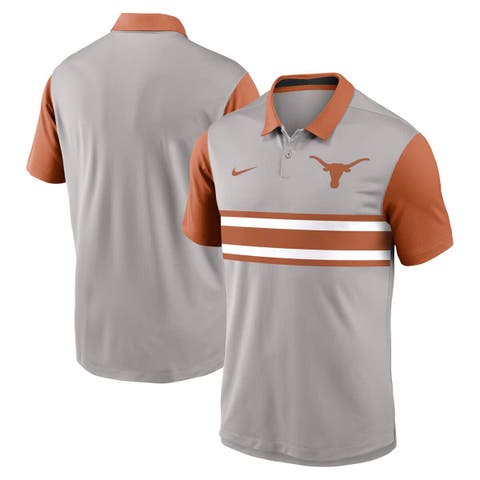 Men's Nike Gray/Texas Orange Texas Longhorns Vapor Performance Polo