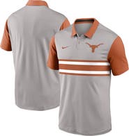 Nike Men's Nike Gray/Texas Orange Texas Longhorns Vapor Performance Polo